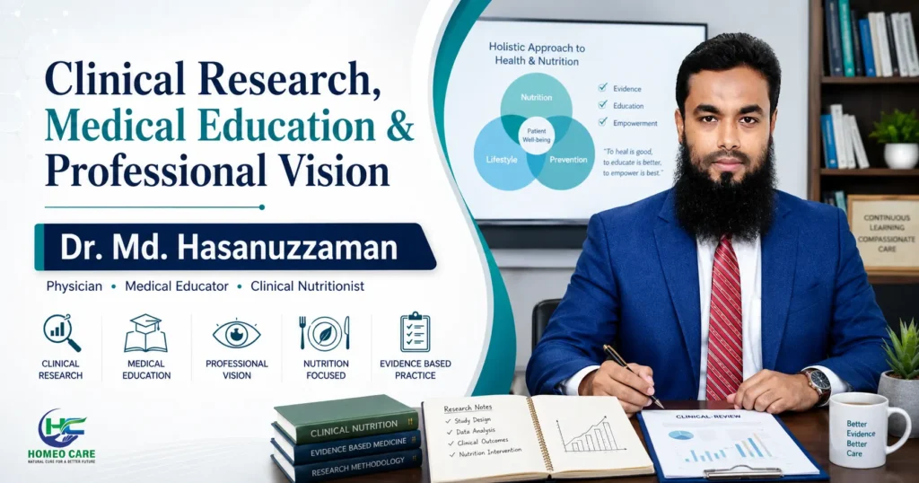 Dr. Md. Hasanuzzaman: Clinical Philosophy, Medical Education and Research Vision - Endocrine Health Article by Dr. Md. Abdul Bari Robel