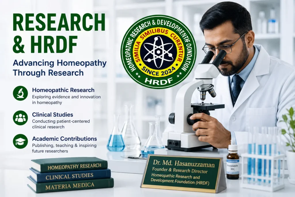 Homeopathic Research and Development Foundation (HRDF) - Endocrine Health Article by Dr. Md. Abdul Bari Robel