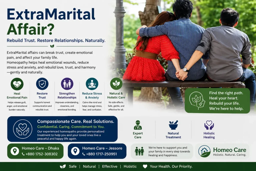 Extramarital Affairs: Understanding the Causes, Psychological Factors, Family Impact, Prevention, and Holistic Support - Endocrine Health Article by Dr. Md. Abdul Bari Robel